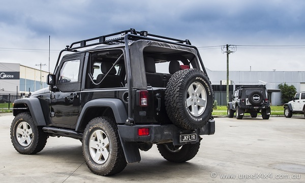 Uneek Roof Rack - 2 DR JK Wrangler