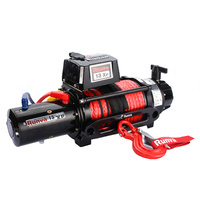 Runva 13XP 12V Winch Premium Edition with Dyneema Red Rope